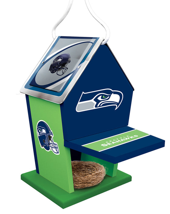 NFL Painted Birdhouse - Seattle Seahawks