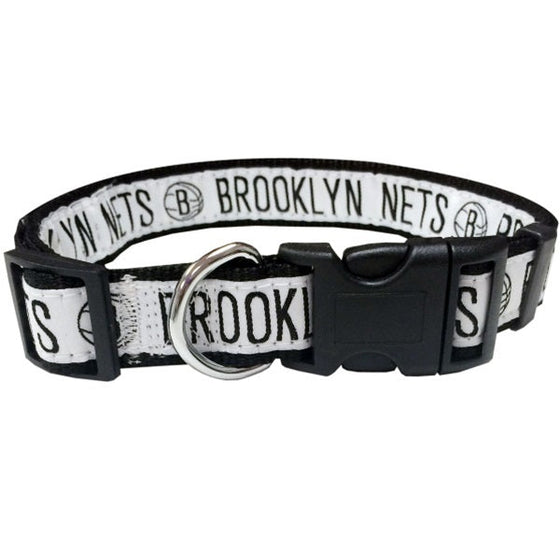 Brooklyn Nets Pet Collar by Pets First