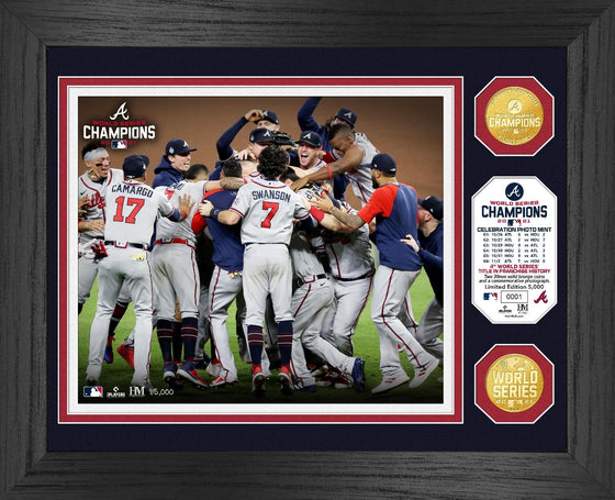 Atlanta Braves 2021 World Series Champions "Celebration" Bronze Coin Photo Mint - 757 Sports Collectibles