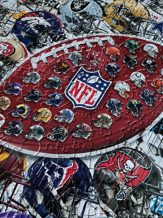 NFL - 500 Piece Helmet Shaped Puzzle