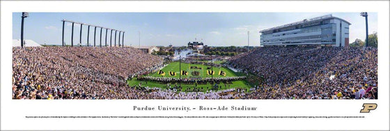 Purdue Boilermakers Football - End Zone - Unframed - 757 Sports Collectibles