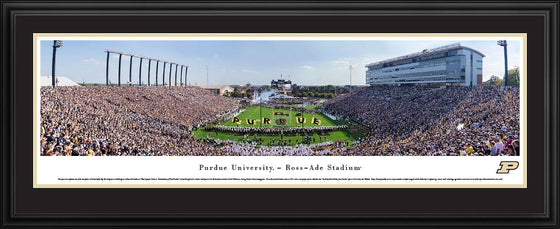 Purdue Boilermakers Football - End Zone - Deluxe Frame - 757 Sports Collectibles