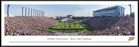 Purdue Boilermakers Football - End Zone - Standard Frame - 757 Sports Collectibles