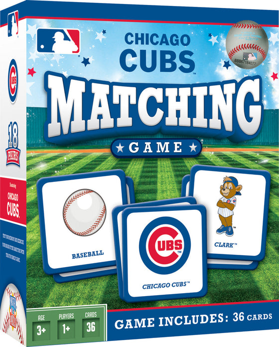 Chicago Cubs MLB Matching Game