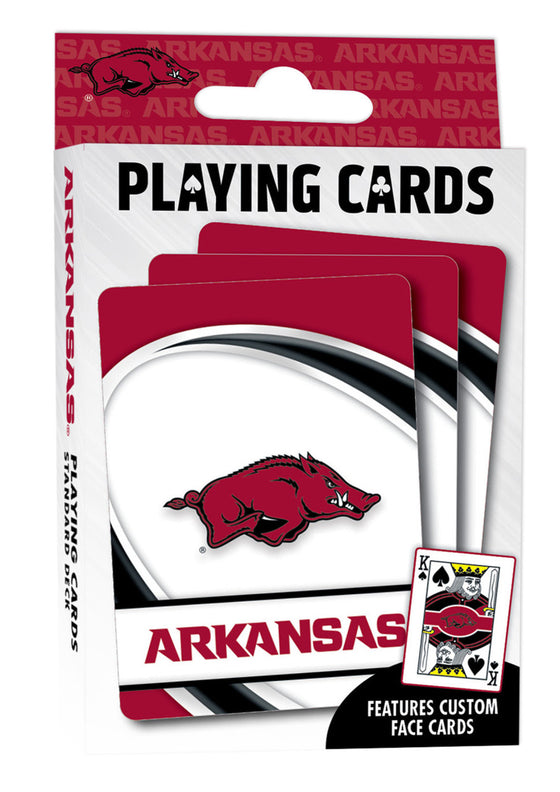 Arkansas Razorbacks NCAA Playing Cards - 54 Card Deck