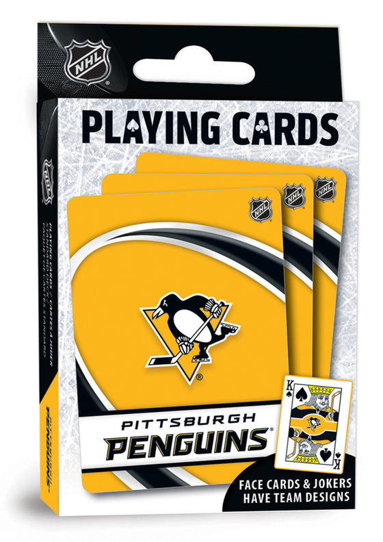 Pittsburgh Penguins NHL Playing Cards - 54 Card Deck