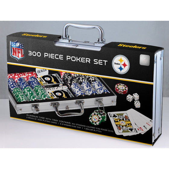 Pittsburgh Steelers 300 Piece NFL Poker Chips