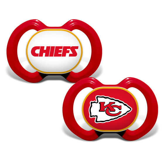 Kansas City Chiefs NFL Baby Fanatic Pacifier 2-Pack