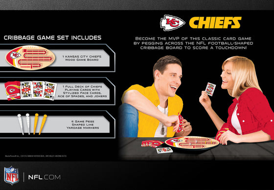 NFL Kansas City Chiefs Cribbage Board Game