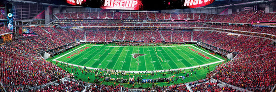 Stadium Panoramic - Atlanta Falcons 1000 Piece NFL Sports Puzzle - Center View