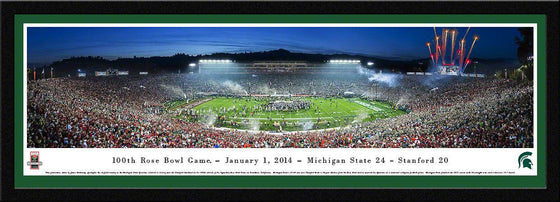 Rose Bowl 2014 Champions - Michigan State - Select Frame - 757 Sports Collectibles