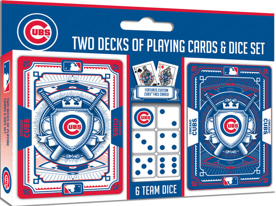 MLB Chicago Cubs 2-Pack Playing cards & Dice set