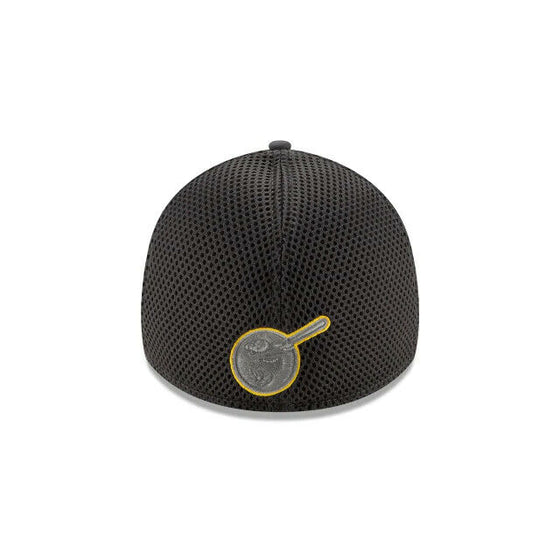 San Diego Padres MLB New Era Grayed-Out Neo 39THIRTY Flex Hat - Gray/Gold - 757 Sports Collectibles