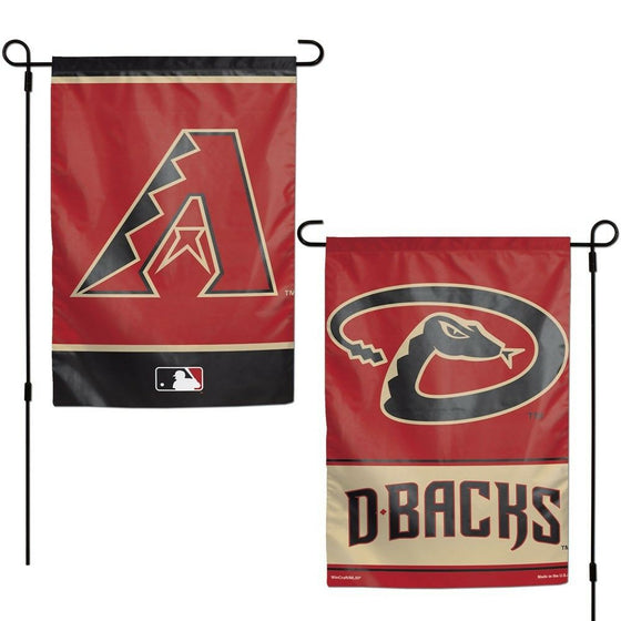 MLB 12x18 Garden Flag Double Sided - Pick Your Team - FREE SHIPPING (Arizona Diamondbacks)