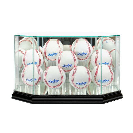 9 Ball Baseball Display Case MLB Glass & Mirror UV MADE in the USA