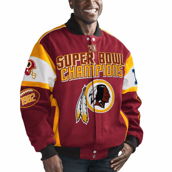 Washington Redskins G-III Extreme Legacy Commemorative Cotton Twill Jacket