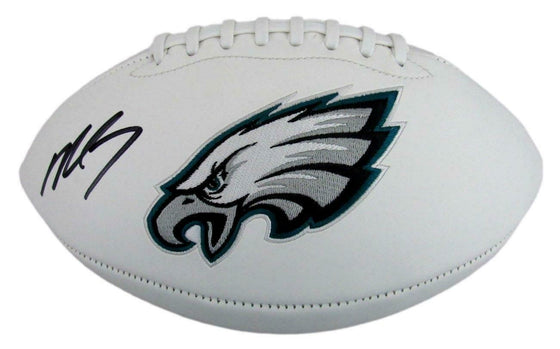 Philadelphia Eagles Michael Vick Signed Autographed Logo White Football JSA COA - 757 Sports Collectibles