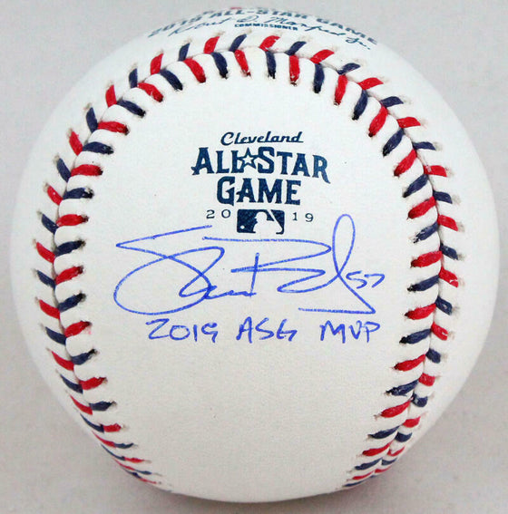 Shane Bieber Signed Autographed Rawlings ASG Baseball w/ 2019 MVP- BAS W Holo *Blue - 757 Sports Collectibles