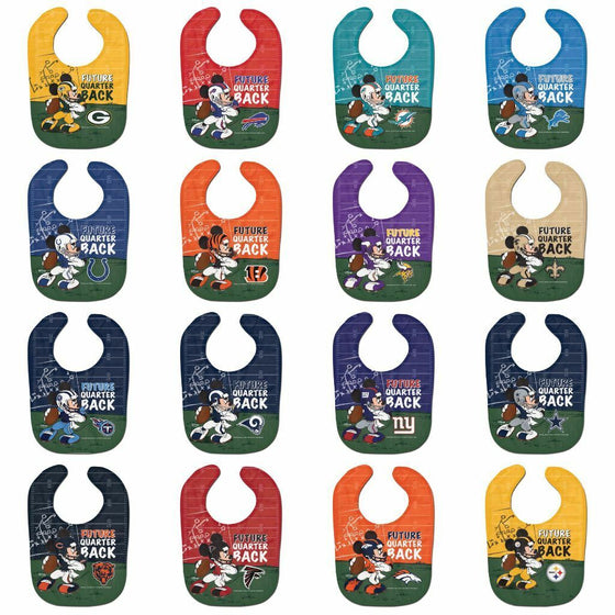 NFL Disney All Pro Baby Bib - PICK YOUR TEAM - FREE SHIPPING