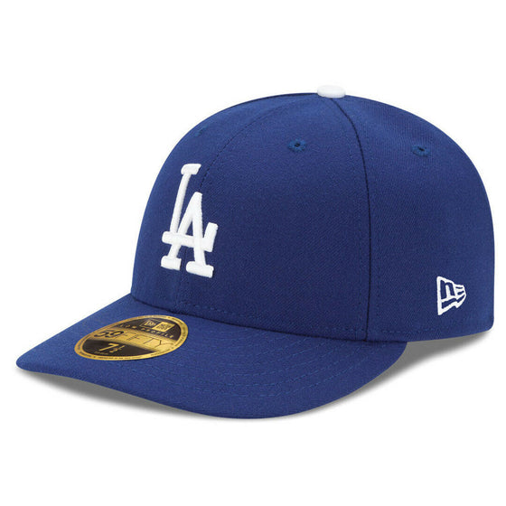 New Era 5950 Los Angeles Dodgers GAME Low Profile Fitted Hat (DKRY) MLB Cap - 757 Sports Collectibles