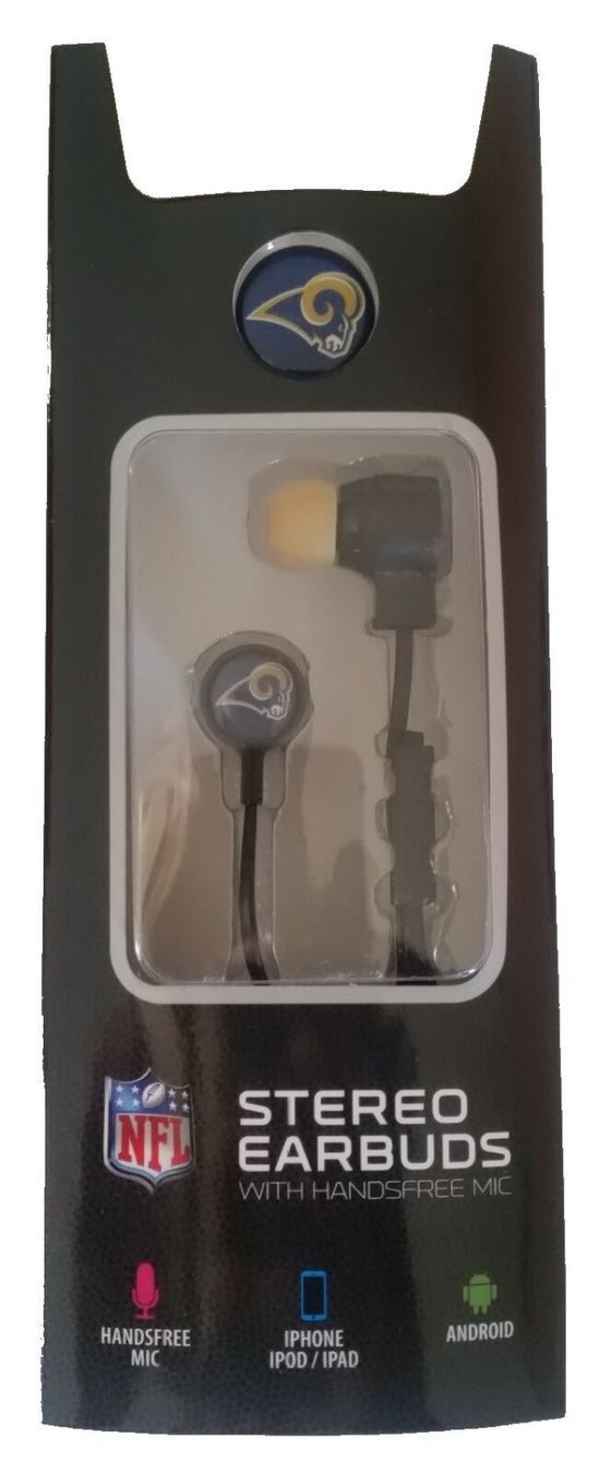 Los Angeles Rams Stereo Earbuds