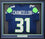 SEATTLE SEAHAWKS KAM CHANCELLOR AUTOGRAPHED FRAMED BLUE JERSEY MCS HOLO 202407 - 757 Sports Collectibles