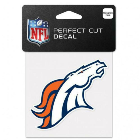 Denver Broncos 4x4 Perfect Cut Decal