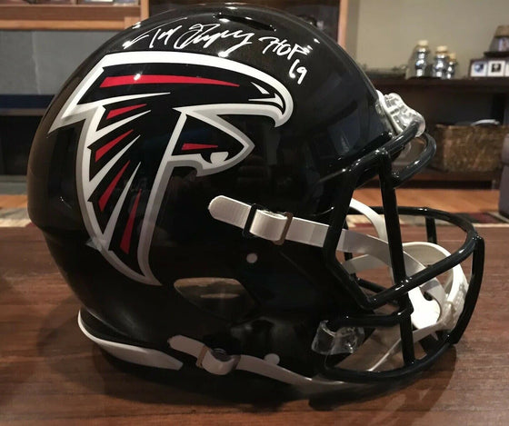 Tony Gonzalez Autographed Atlanta Falcons Authentic Speed Helmet HOF 19 Beckett