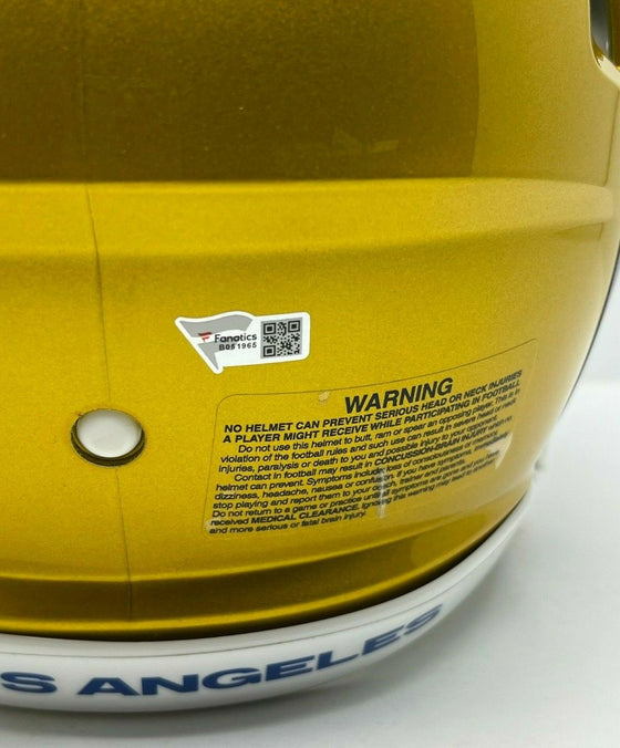 Matthew Stafford Signed F/S Authentic Flash Helmet Fanatics - 757 Sports Collectibles