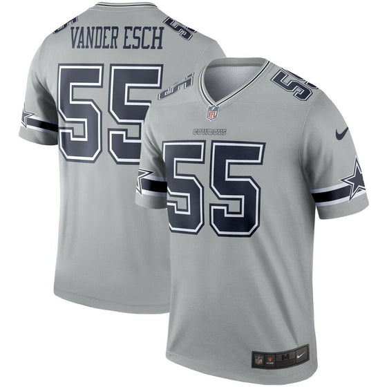 Leighton Vander Esch Dallas Cowboys Nike Inverted Legend Jersey - Gray