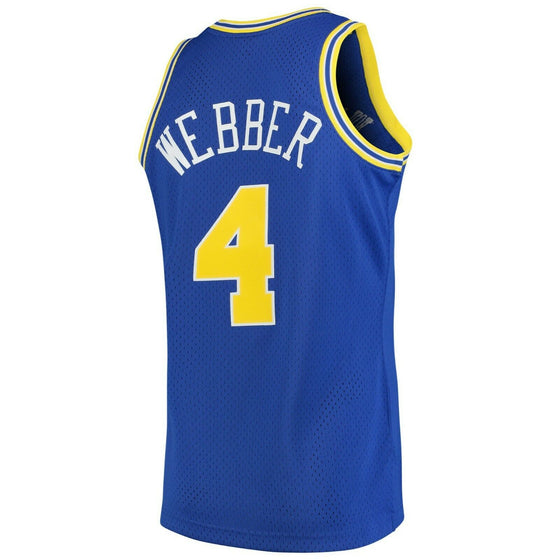 Chris Webber Golden State Warriors Mitchell & Ness 1993-94 Swingman Jersey-Royal