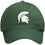Michigan State Spartans Hat Cap Cotton Relaxed One Fit Flex M/L NWT - 757 Sports Collectibles