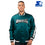 Philadelphia Eagles NFL Men's Starter O-LINE Button Up Satin Jacket - Green