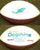 Miami Dolphins Embroidered Logo White Signature Series Football - 757 Sports Collectibles