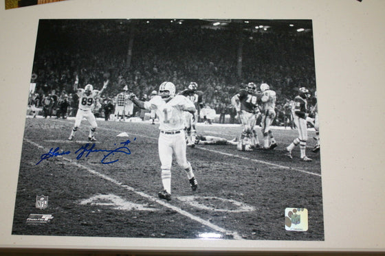 GARO YEPREMIAN MIAMI DOLPHINS SIGNED 11X14 PHOTO 17-0