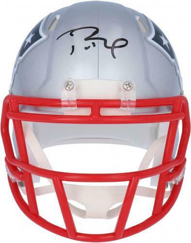 Tom Brady New England Patriots Signed Auto Riddell Speed Mini Helmet - 757 Sports Collectibles