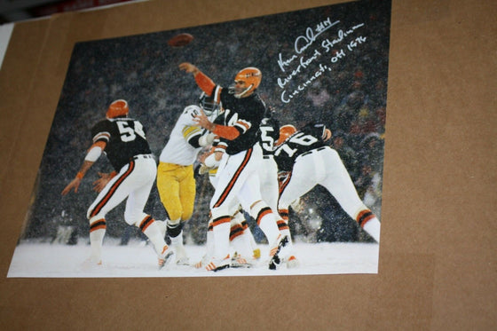 BENGALS KEN ANDERSON #14 QB SIGNED AUTO 11X14 PHOTO 1981 NFL MVP INSCRIBED