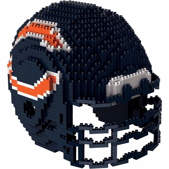 NFL BRXLZ Team Helmet 3-D Construction Block Set, PICK YOUR TEAM, Free Ship! (Chicago Bears)