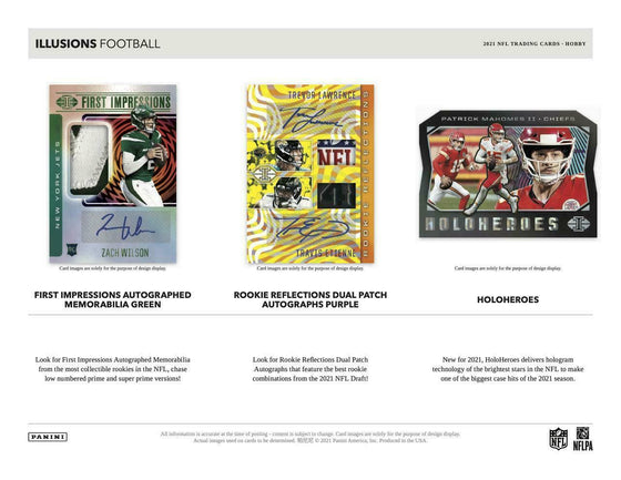 2021 Panini Illusions Football Hobby Box - 757 Sports Collectibles