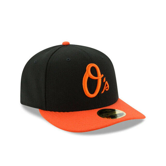 Baltimore Orioles New Era On-Field Low Profile 59FIFTY Fitted Hat-Black/Oran - 757 Sports Collectibles