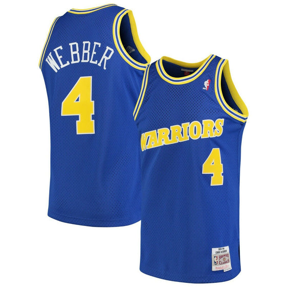 Chris Webber Golden State Warriors Mitchell & Ness 1993-94 Swingman Jersey-Royal