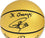 Stephen Curry Warriors Autographed "3x Champs" Gold Spalding Basketball Beckett BAS COA - 757 Sports Collectibles