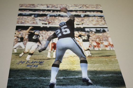 OAKLAND RAIDERS FRED BILETNIKOFF SIGNED 16X20 PHOTO HOF 1988 /SB XI MVP