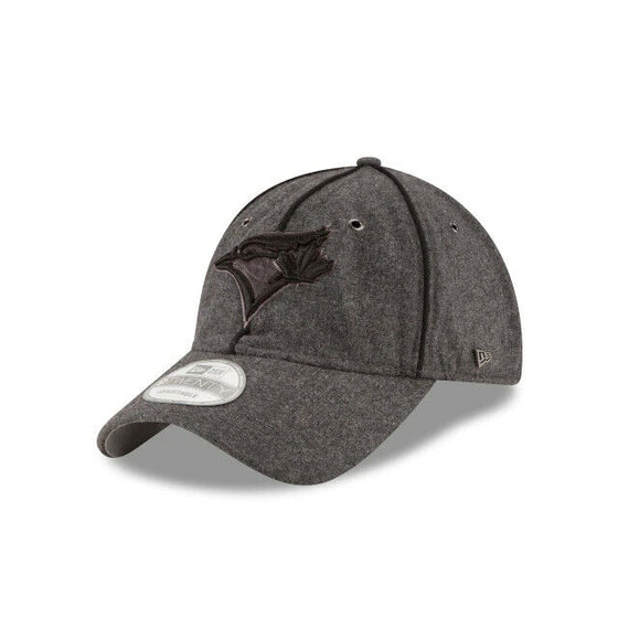 Toronto Blue Jays New Era MLB "Melton Wool" 9Twenty Adjustable Hat - Gray/Black - 757 Sports Collectibles