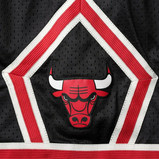 Chicago Bulls NBA Mitchell & Ness Big Face Shorts - Black/Red