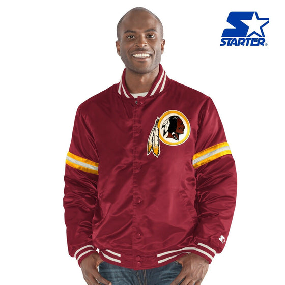 Washington Redskins NFL Men's Starter "LEGACY" Vintage Satin Varsity Jacket