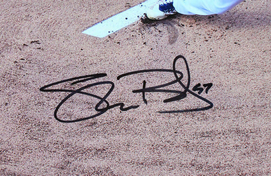 Shane Bieber Signed Autograph Cleveland Indians 16X20 Pitching Mound w/ 4 Inscriptions - BAS W COA - 757 Sports Collectibles