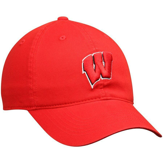 Wisconsin Badgers Hat Cap Cotton Relaxed One Fit Flex M/L Classic Dad Hat NWT