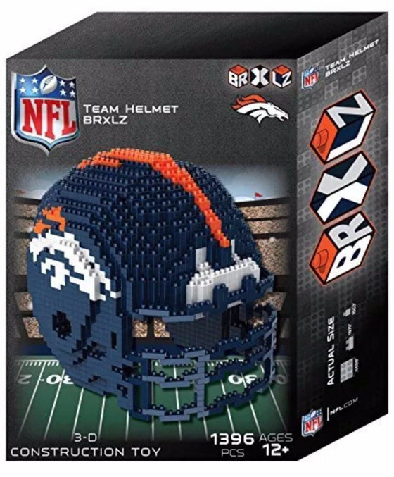 NFL BRXLZ Team Helmet 3-D Construction Block Set, PICK YOUR TEAM, Free Ship!