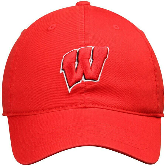 Wisconsin Badgers Hat Cap Cotton Relaxed One Fit Flex M/L Classic Dad Hat NWT